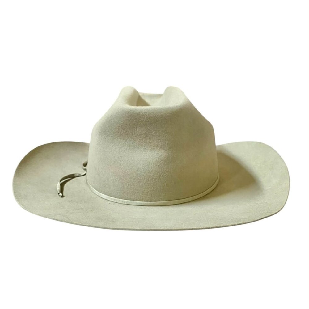 Stetson Open Road Royal De Luxe Silverbelly Fur Felt Hat Western Charm Iconic - Picture 7 of 14